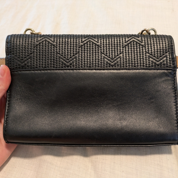 Michael Kors Black and Gold Quilted Belt Bag Fanny Pack - Picture 9 of 16